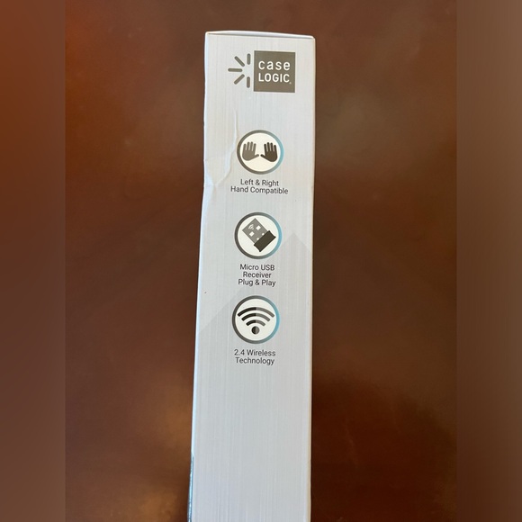 Case Logic Universal Wireless Mouse Ultra Slim CL-MS-WS-101-BK - Picture 5 of 7